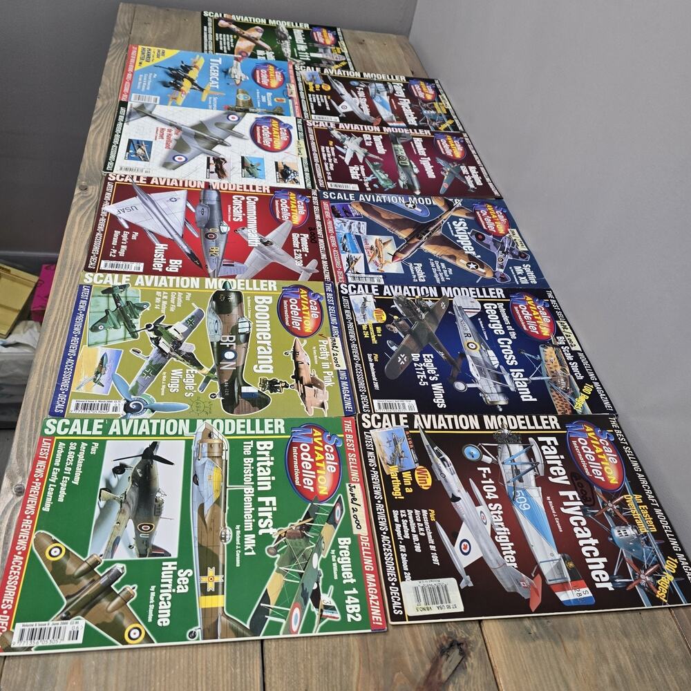 LOT of 11 - Scale Aviation Modeller International magazines SM31